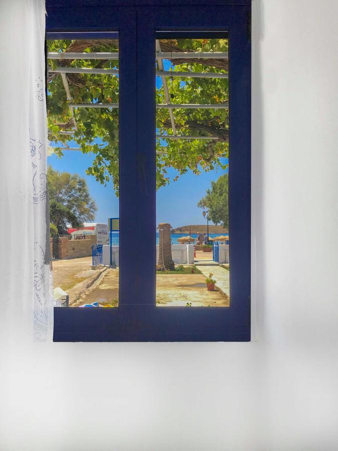 Katerina beach rooms Ándros Buitenkant foto